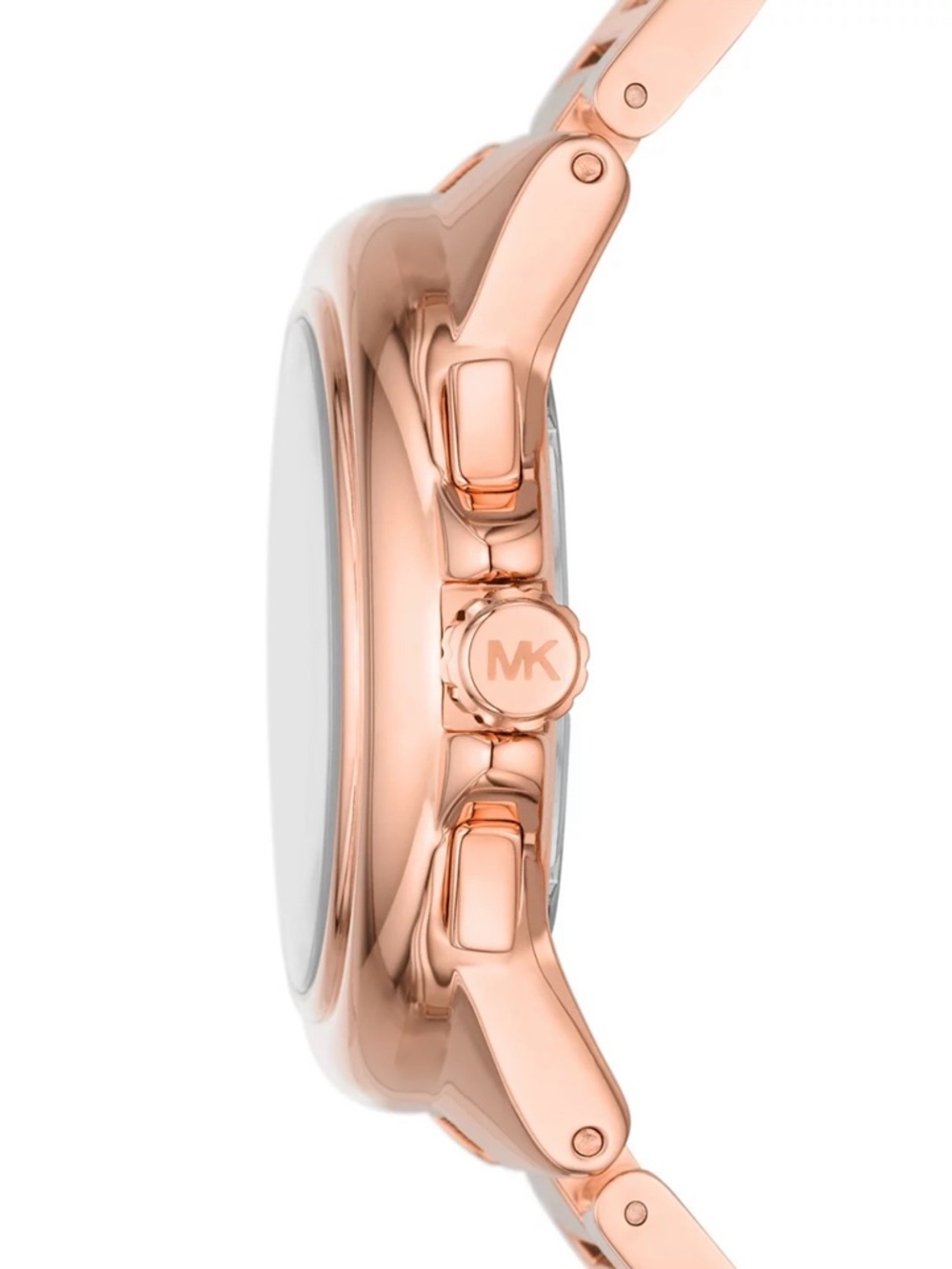 Michael Kors Camille Chronograph Rose Gold-Tone Stainless Steel Bracelet Watch - Picture 10 of 13